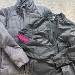 Nike jacket bundles / Size S / light down jacket and running jacket